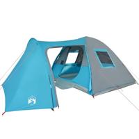 VidaXL Koepeltent 6-persoons waterdicht blauw - thumbnail