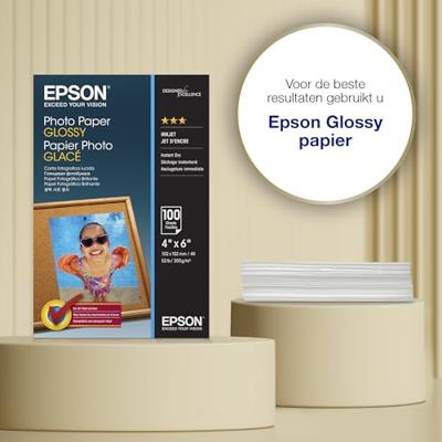 Epson Fotopapier Glossy 10x15cm (100 vel) - thumbnail