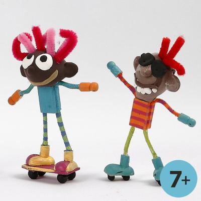 Creativ Company Chenille geel 30cm, 50st. - thumbnail