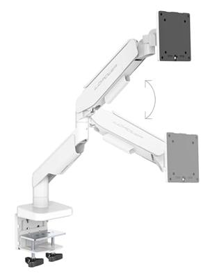 LC-Power LC-EQ-A49W flat panel bureau steun 124,5 cm (49 ) Wit LC-Power LC-EQ-A49W flat panel bureau steun 124,5 cm (49 ) Wit