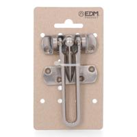 Deurhouder EDM 85376 Zilverkleurig Zamak 105 mm Veiligheid - thumbnail