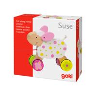 Goki houten trekdier schaap - thumbnail