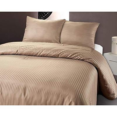 RoyalTextile - Dallas Dekbedovertrek Micropercal - Taupe - 240 x 220 RoyalTextile - Dallas Dekbedovertrek Micropercal - Taupe - 240 x 220