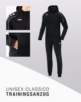 JAKO M9450K Polyesterpak Met Kap Classico Kids - Zwart - 128 - thumbnail