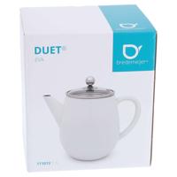 Bredemeijer theepot duet Eva 1,1 Liter wit - thumbnail