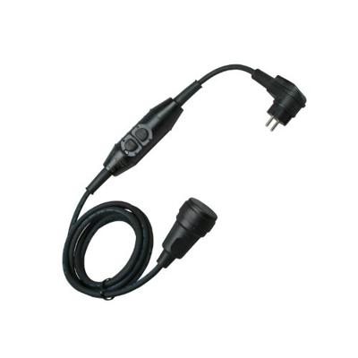 Kopp 141816016 PRCD-verlengkabel PRCD-S 230 V Zwart IP44