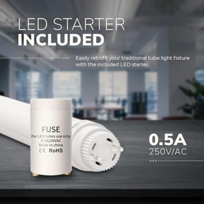 LED TL Buis 120cm - T8 G13 Fitting - 12/18 Watt 3600 lumen (200lm/W) - 6000K daglicht wit - Flikkervrij - Vervangt 150 Watt (150W/860) - Incl. Starter - thumbnail