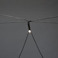 Konstsmide Lichtgordijn Buiten 40 LED Warmwit (b x h) 800 mm x 800 mm Timer, Frosted - thumbnail