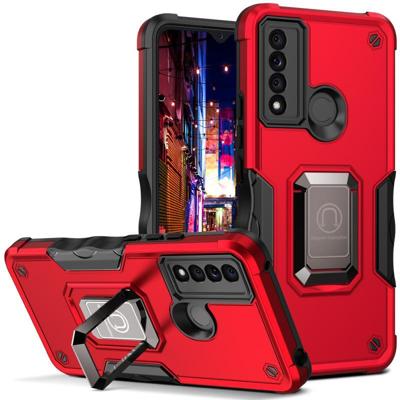 Voor TCL 20 XE Ringhouder Antislip Armor Phone Case
