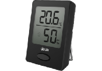 Duux Sense thermometer + hygrometer Klimaat accessoire Zwart - thumbnail