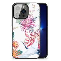 iPhone 13 Pro Dierenprint Telefoonhoesje Bird Flowers - thumbnail