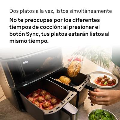 Braun TD3030I TwinCook 3 Airfryer Zwart