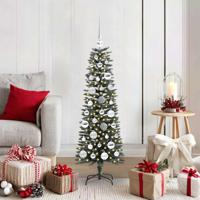 VidaXL Kunstkerstboom met 150 led groen 120 cm pvc en plastic en staal - thumbnail