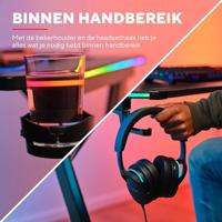 Trust GXT 709 Luminus Gaming Bureau Zwart - thumbnail