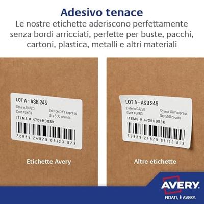 Etiket Avery L7163 99.1x38.1mm wit 1400 etiketten