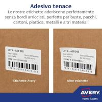 Etiket Avery L7163 99.1x38.1mm wit 1400 etiketten - thumbnail