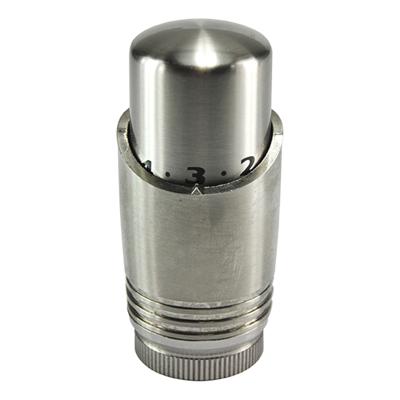 Riko Luxe Thermostaatknop M-30 Geborsteld Staal (RVS Look)