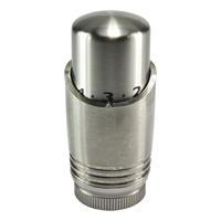 Riko Luxe Thermostaatknop M-30 Geborsteld Staal (RVS Look) - thumbnail