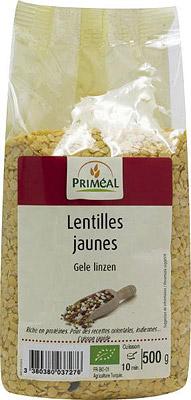 Primeal Linzen Geel Bio (500g) Primeal Linzen Geel Bio (500g)
