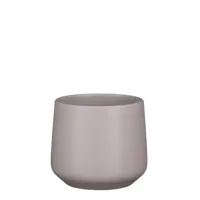 Pot amber d15.5h14cm taupe mat - thumbnail