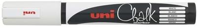 Krijtstift Uni-ball chalk rond 1.8-2.5mm wit 4 stuks