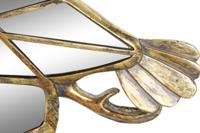 Wanddecoratie DKD Home Decor 38 x 3 x 37 cm Gouden Eend - thumbnail