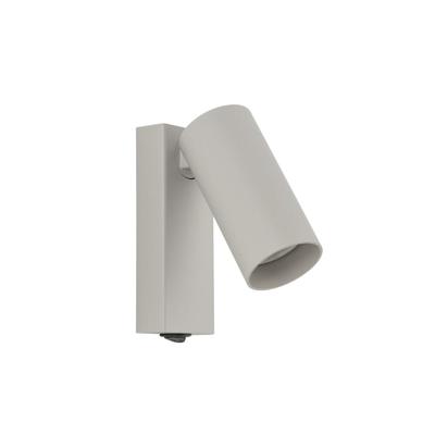 Lyora Richtbare spotFourty met schakelaar - licht grijs - 11765