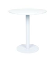 Zuiver Ronde Tuintafel 'Metsu' Staal, 70cm, kleur Wit - thumbnail