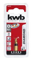 Bit Diamond 25 mm pozidrive Nr. 1 kaart KWB - Kwb - thumbnail