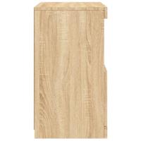 Dressoir met LED-verlichting 41x37x67 cm sonoma eikenkleurig - thumbnail