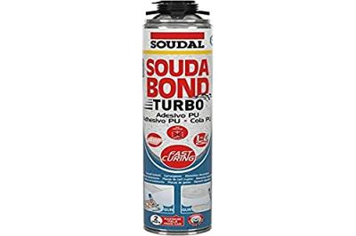 Schuim Soudal SoudaBond Turbo Polyurethaan Pistool 750 ml