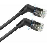 ACT DD1910 Roteerbare netwerkkabel Zwart 10 m Cat6 U/FTP (STP) - thumbnail