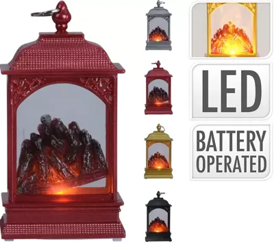 Lantaarn met verlichting | 13,5cm