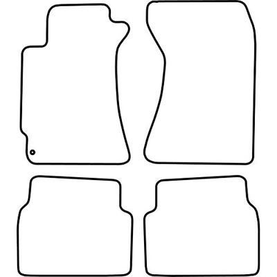 Automatten passend voor Subaru Forester 2002-2008 TMSB509