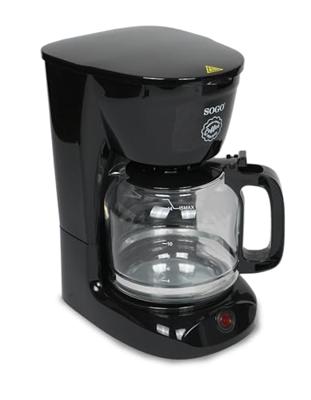 SOGO Human Technology Drip 15 Koffiezetapparaat Zwart Capaciteit koppen: 15 Glazen kan, Warmhoudfunctie