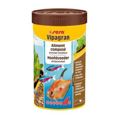 Sera Vipagran Nature Compleet Aquariumvoer 250ml - Natuurlijk & Zonder Toevoegingen