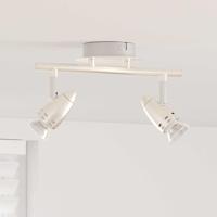 VidaXL Plafondspot met schijnwerpers nikkel 27 x 10 x 12 cm metaal - thumbnail