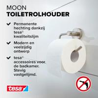 tesa MOON Toiletrolhouder Lijm Metaal - thumbnail