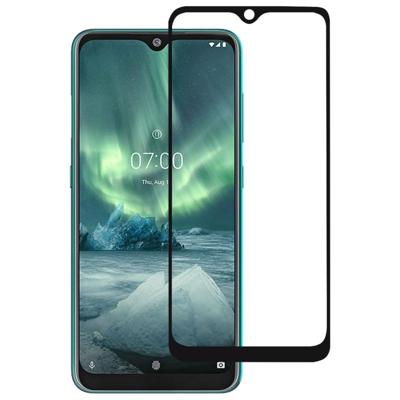 Voor Nokia 7 2 volledige lijm Full cover Screen Protector gehard glas film Voor Nokia 7 2 volledige lijm Full cover Screen Protector gehard glas film