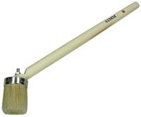 Bokkenpoot / teerkwast - 45 mm - witte varkensharen - blankhouten steel - thumbnail