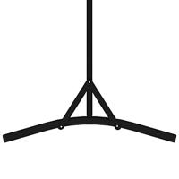 Kamerscherm met 1 paneel 175x180 cm zwart - thumbnail