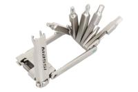 Massi Multifunctioneel gereedschap 12 functies - Zilver - thumbnail