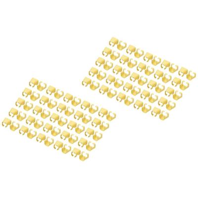 Digitus A-CC-Y A-CC-Y Gekleurde clips voor patchkabel Geel