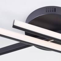 Brilliant Zwarte plafondlampHinton zwart - G80755/06 - thumbnail