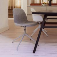 Zuiver Draaibare Eetkamerstoel 'Albert Kuip' Bouclé - thumbnail