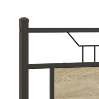 Bedframe zonder matras hout sonoma eikenkleurig 137x190 cm - thumbnail
