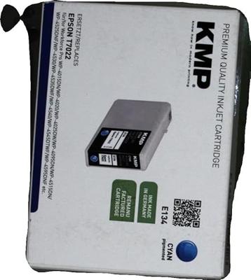 KMP Inktcartridge vervangt Epson T7022 Compatibel Cyaan E134 1620,4003