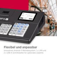 Olympia K 100 Kasregister Zwart - thumbnail