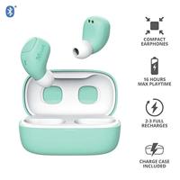 Trust Mobile Nika Compact Draadloze Bluetooth Oordopjes Wireless Earphones, 18 uur speeltijd in totaal, ingebouwde microfoon, TWS, Eén maat, Turquoise - thumbnail