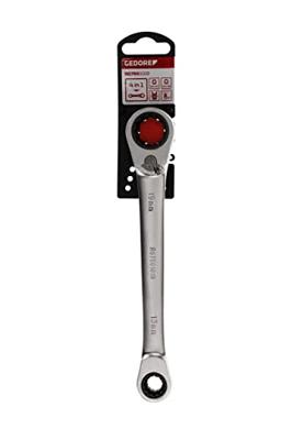 Gedore R07501019 Dubbele Ringratelsleutel | 4 in 1 | Omschakelbaar | Metrisch - 3300899 - thumbnail